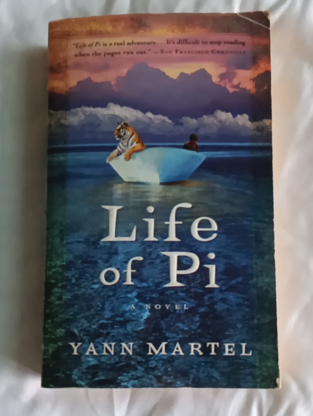 Life of Pi by Yann Martel - Blue Ocean Cover